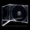 Коробка для 1-CD-диска Jewel Clear case, прозорий лоток (DELUX)