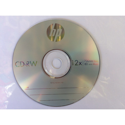 Диск CD-RW НР 700Mb 12x Cake 25