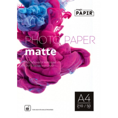 Фотобумага PAPIR А4 матовая 210g (50л)