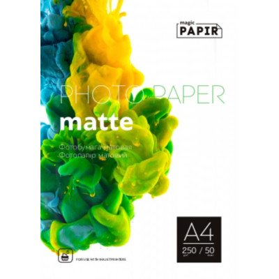 Фотобумага PAPIR А4 матовая 250g (50л)