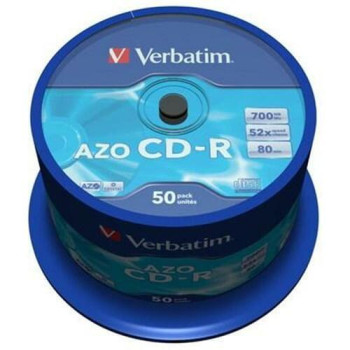 Verbatim CD-R AZO 700MB 52X CRYSTAL SURFACE Cake/50