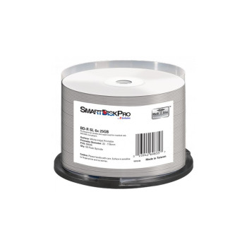 BD-R (Blu-Ray) SmartDisk PRO 25GB 6X Printable Cake 50
