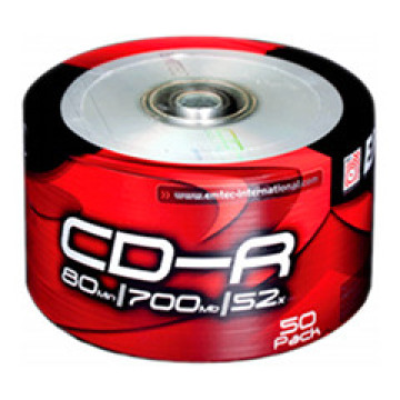 CD-R диски для аудіо Emtec Shrink 50