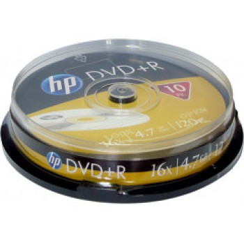 DVD+R диски для відео Hewlett-Packard Cake box 10