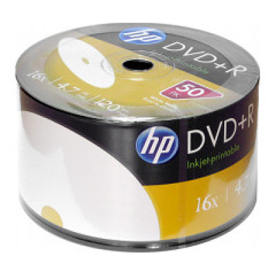 Диск DVD+R Hewlett-Packard Рrintable Bulk/50 (принтові)