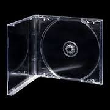 Коробка для 1-CD-диска Jewel Clear case, прозорий лоток (DELUX)