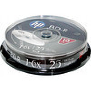 BD-R (Blu-Ray) HP 25Gb 6х Cake 10