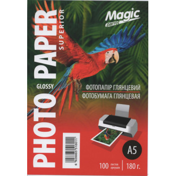 Фотобумага Magic глянцевая А5 180г/м2 100 л