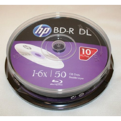 BD-R (Blu-Ray) НР 50Gb 6х Double layer, Cake 10
