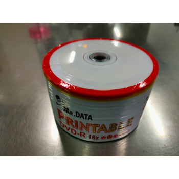 Диск Mr.Data DVD-R Рrintable Bulk/50 (принтові)