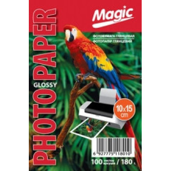 Фотобумага Magic 10х15 глянцевая 180g (100) эконом!