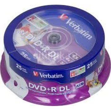 Диск Verbatim DVD+R 8.5 Гб DL 8x Printable